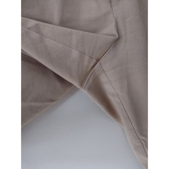 Lauren Ralph Lauren Dress Pants Womens Size 8 Tan Flat Front Zip Pockets Stretch - Picture 10 of 16
